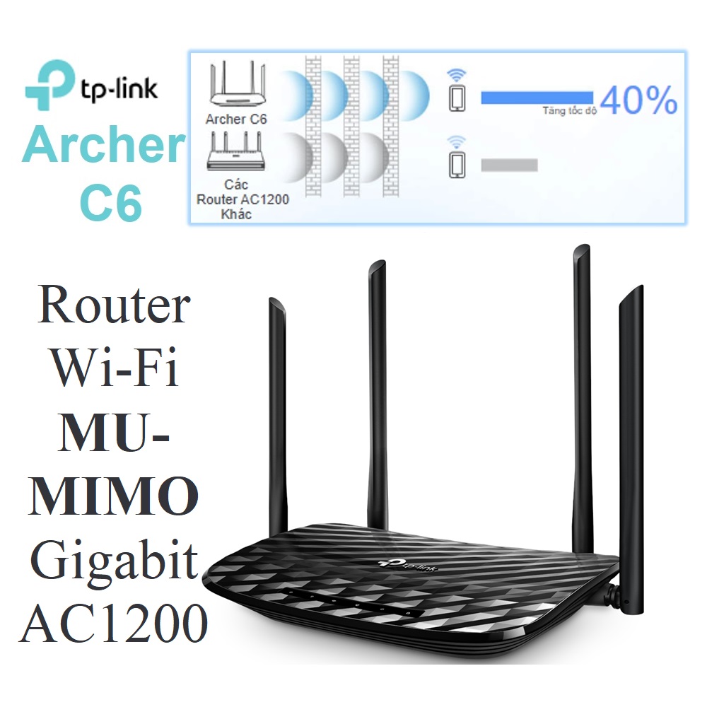 Router WIFI TPLink Archer C6